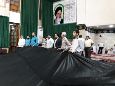 تصاویر مراسم سیاه پوشان حسینیه