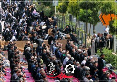 هیئت انصارالامام  بعنوان برگزارکننده بزرگترین  اقامه نماز ظهر عاشورا در استان البرز
