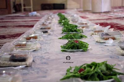 مسابقه رمضان و ضیافت افطاری (هیئت نوجوانان فاطمی انصار)