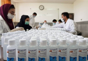 راه اندازی بیش از 30 کارگاه تولید ماسک/تهیه و توزیع 15 هزار لیتر مایع ضدعفونی بین مردم 