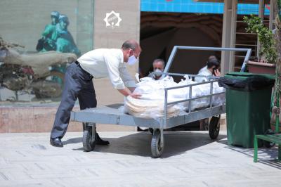تصاویر کمک مؤمنانه(پخت غذا در منزل توسط خانواده ها)