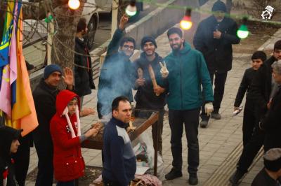 تصاویر ایستگاه صلواتی نیمه شعبان